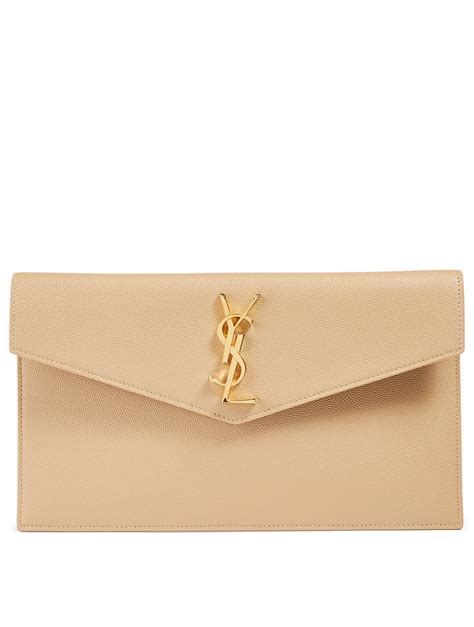 ysl envelope clutch with chain|YSL envelope bag beige.